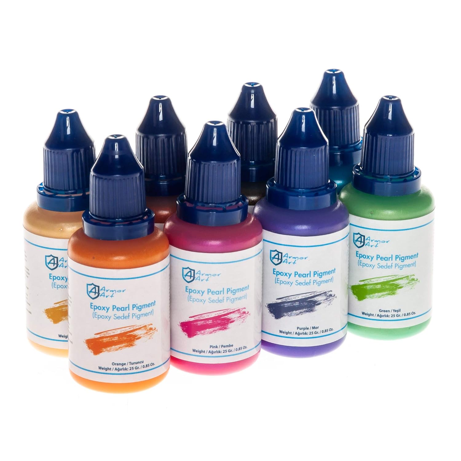 Armor Art Epoksi Pigment - 8'li Sedef Set (8x25 ml)