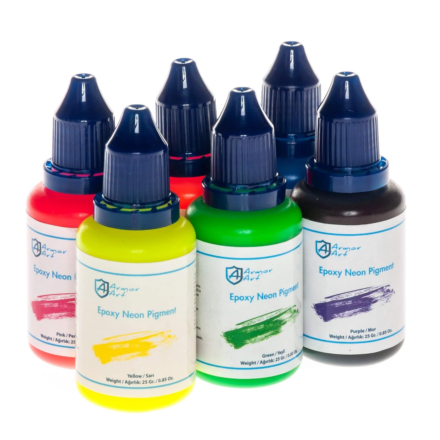 Armor Art Epoksi Neon Pigment 6lı Set