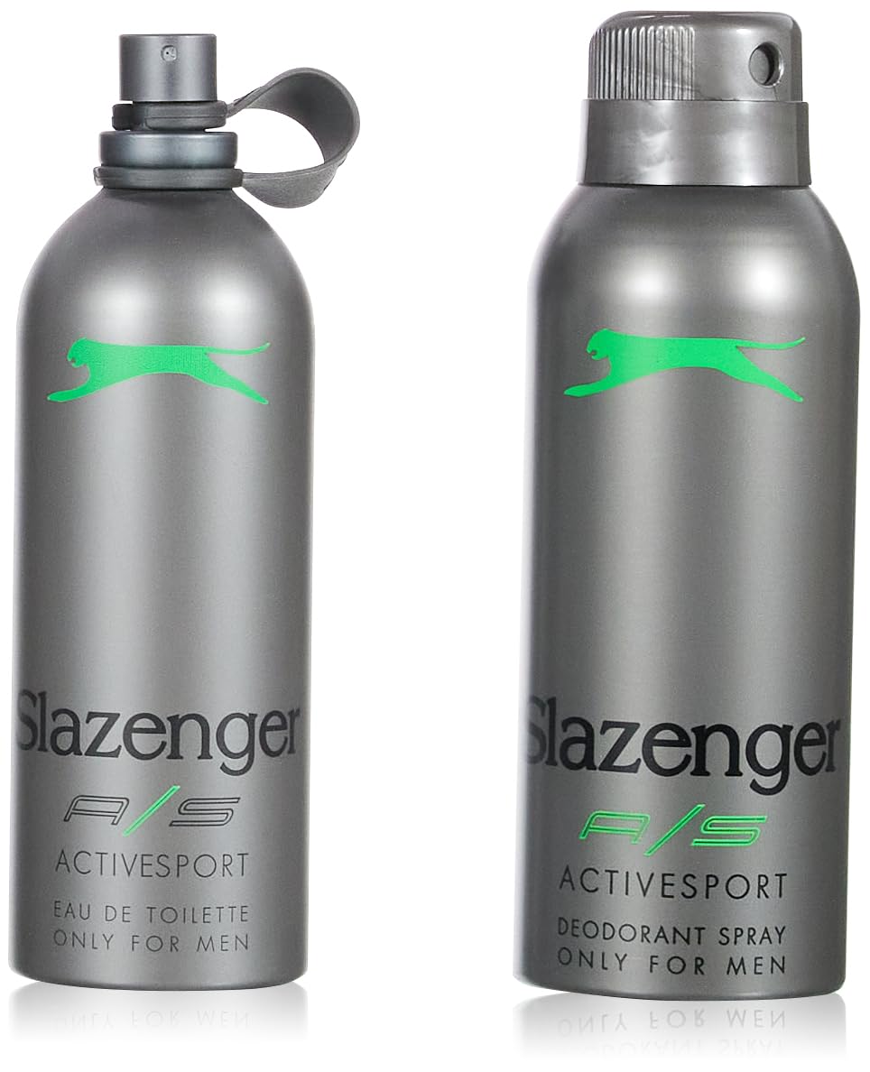 Slazenger Active Sport Eau de Toilette & Deodorant Set (Yeşil, 125+150 ml)