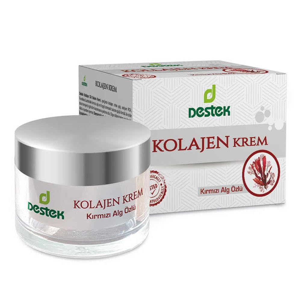 Diğer DESTEK Kollajen Krem Kırmızı Alg Özlü 50 ML