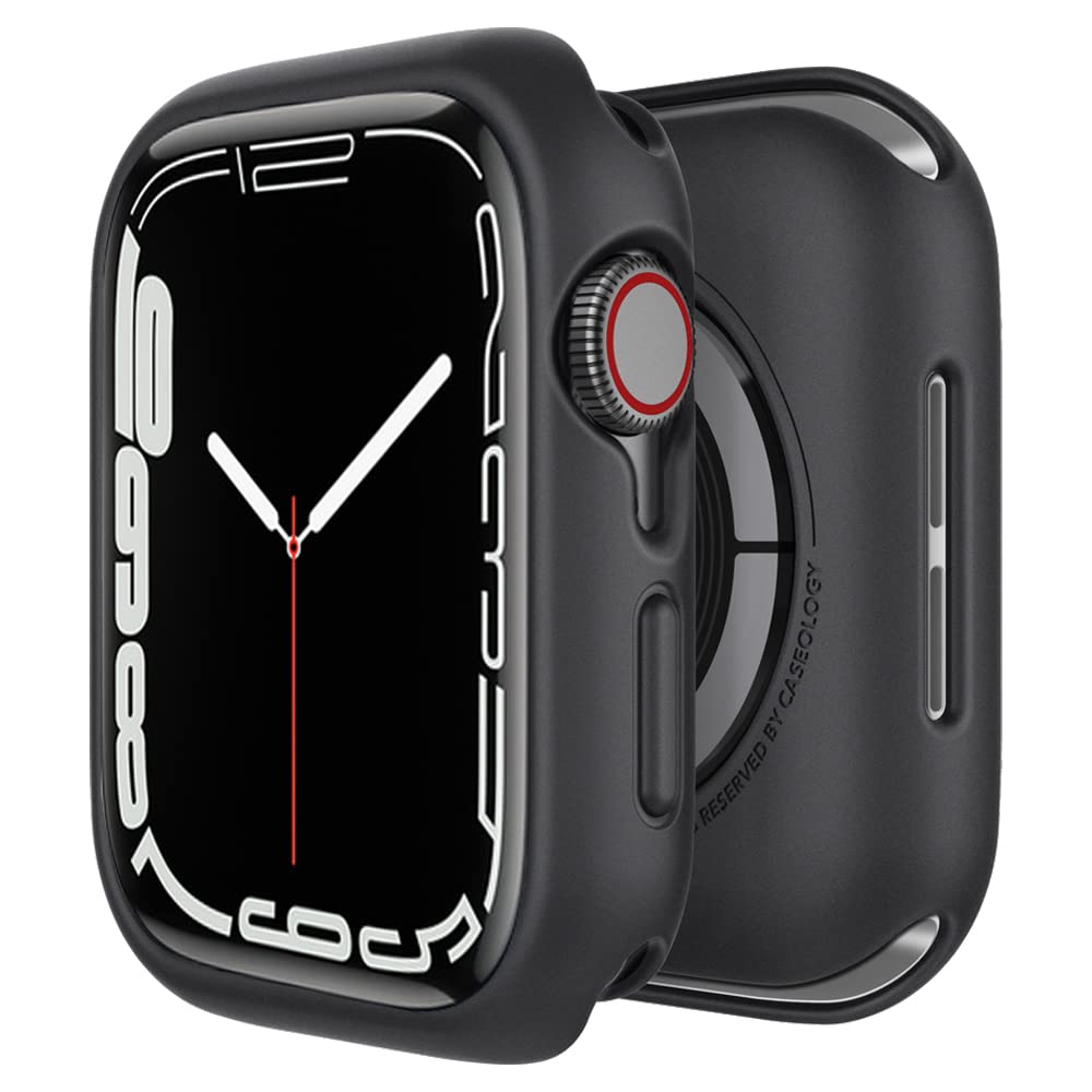 Spigen Caseology Apple Watch 41mm/40mm (Seri 9/8/7/6/SE/SE2/5/4) ile uyumlu Kılıf Nero Black - W440-