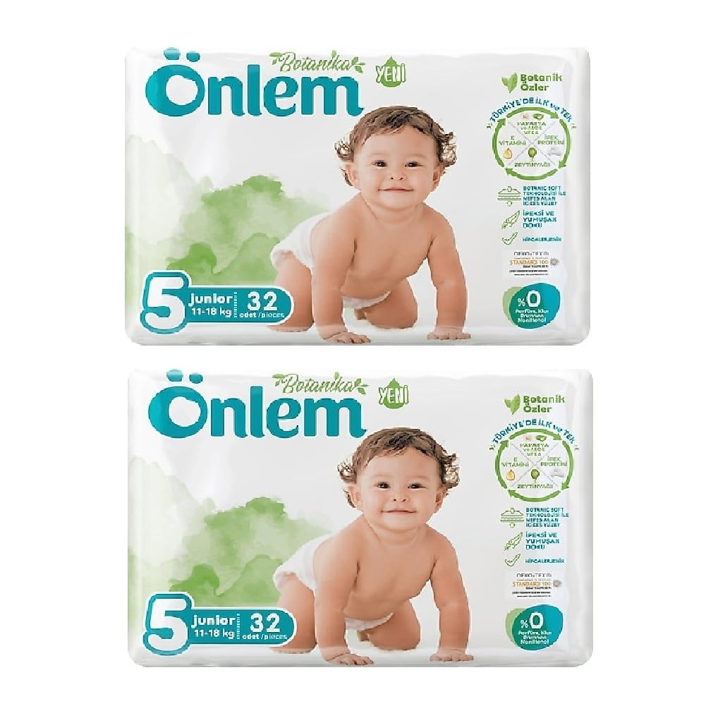 Önlem Botanika Bebek Bezi İkili Jumbo Paket Junior 32 Adet