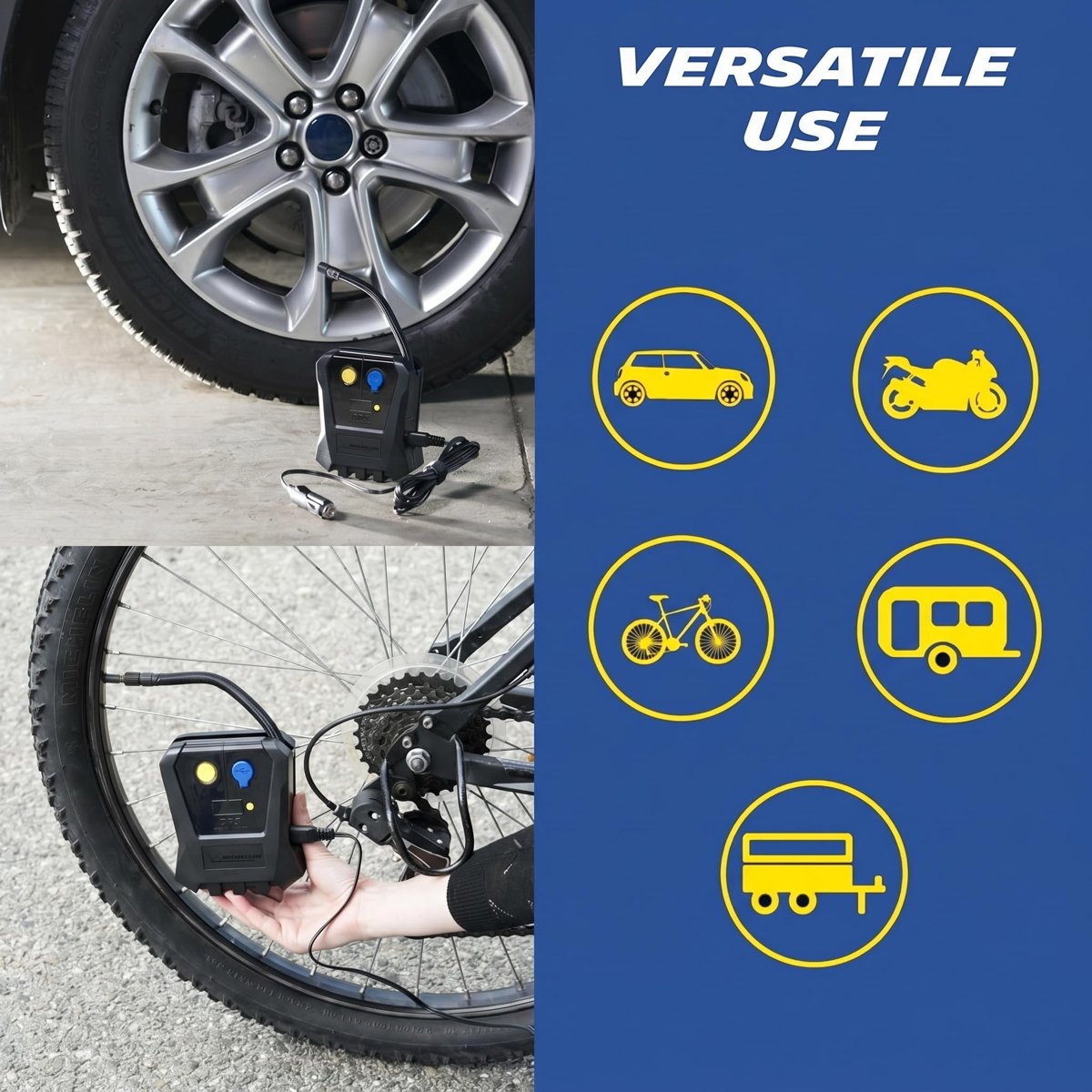 Michelin MC12264 12Volt 120 PSI Dijital Basınç Göstergeli Hava Pompası