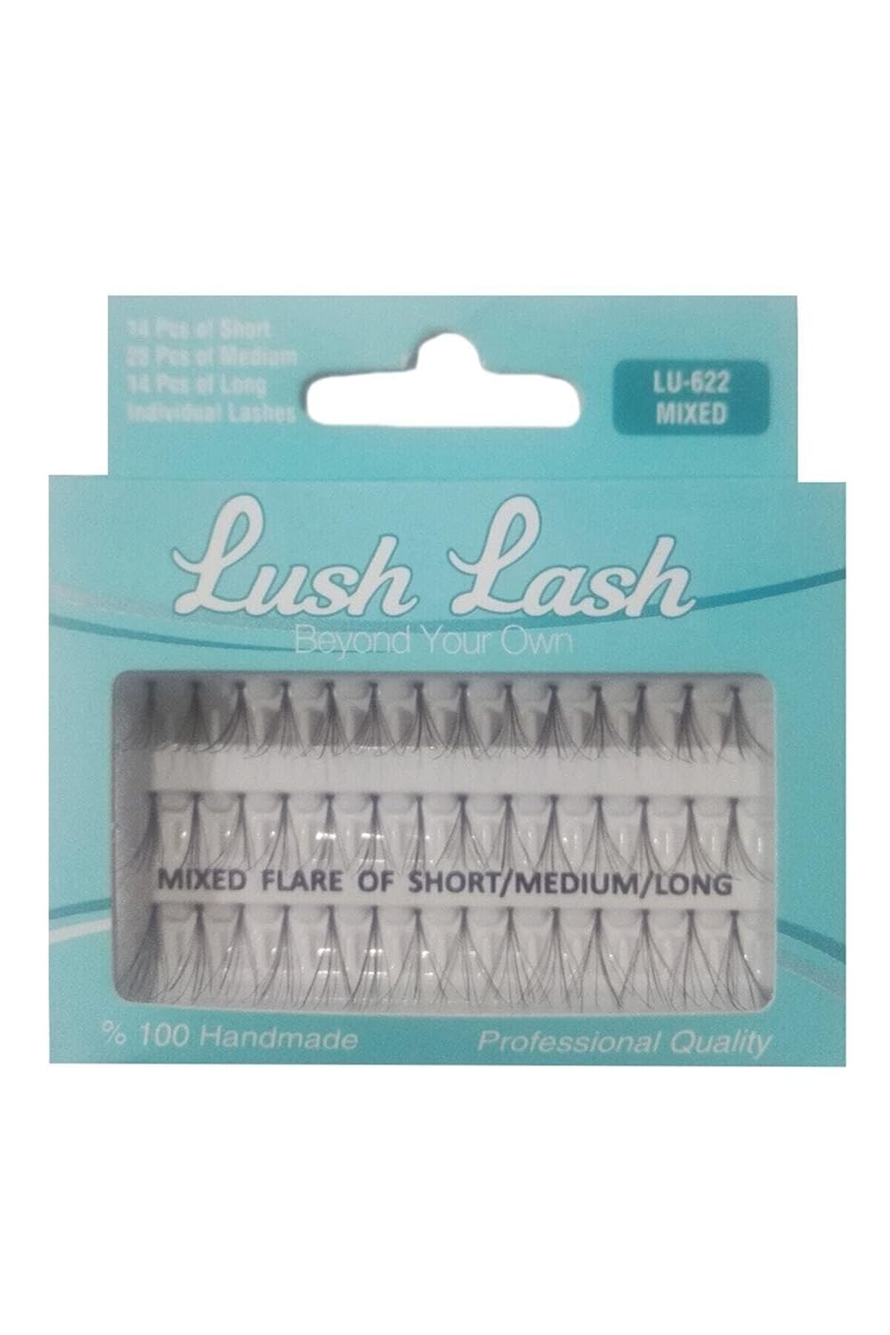 Lush Lash Tekli Takma Kirpik Karışık (Kısa-Orta-Uzun) LU-622