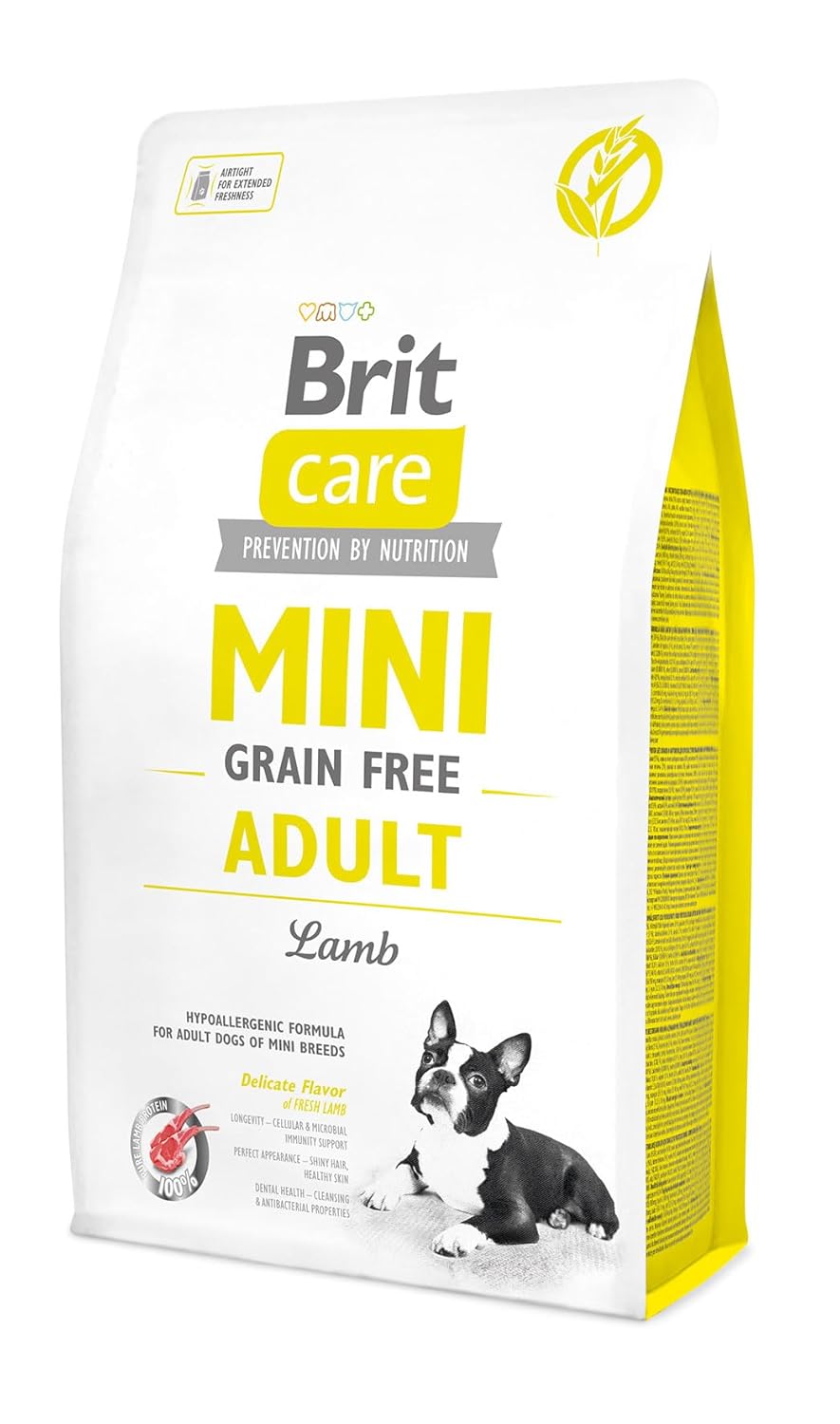 Brit Care Adult, Minik Irk - Yetişkin Köpekler İçin, Tahılsız, Hipoalerjenik Kuzu Etli Kuru Mama, 7