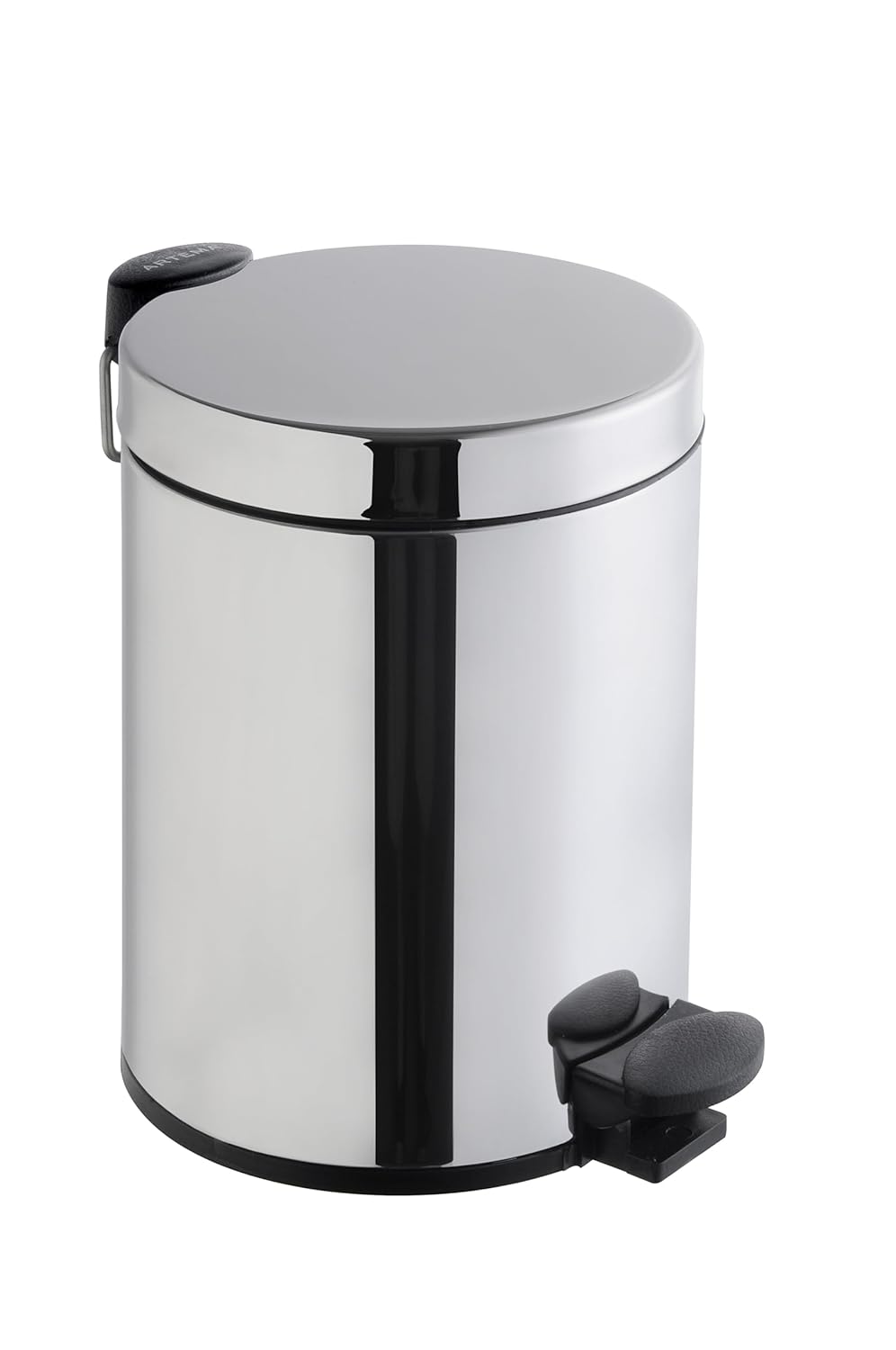 VitrA Arkitekta A44056 Çöp Kovası, 12 Litre, Parlak Paslanmaz Çelik Kaplama