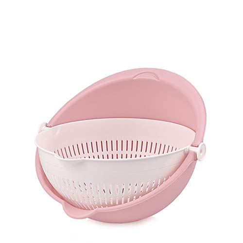 Buffer Çok Amaçlı 360 Derece Dönebilir Pratik Hazneli Mutfak Süzgeç Elek