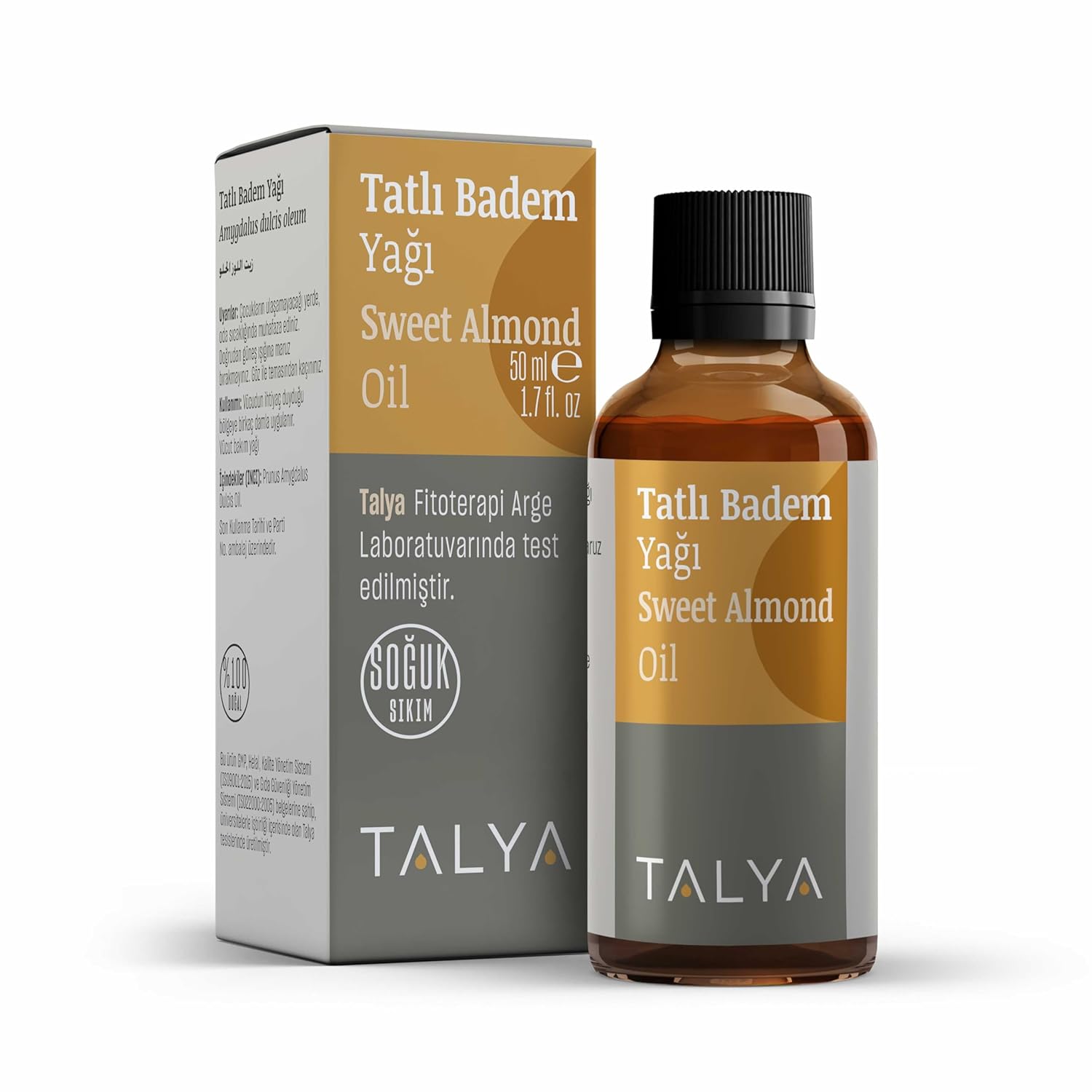 Talya Tatlı Badem Yağı 50 ml soğuk Sıkım