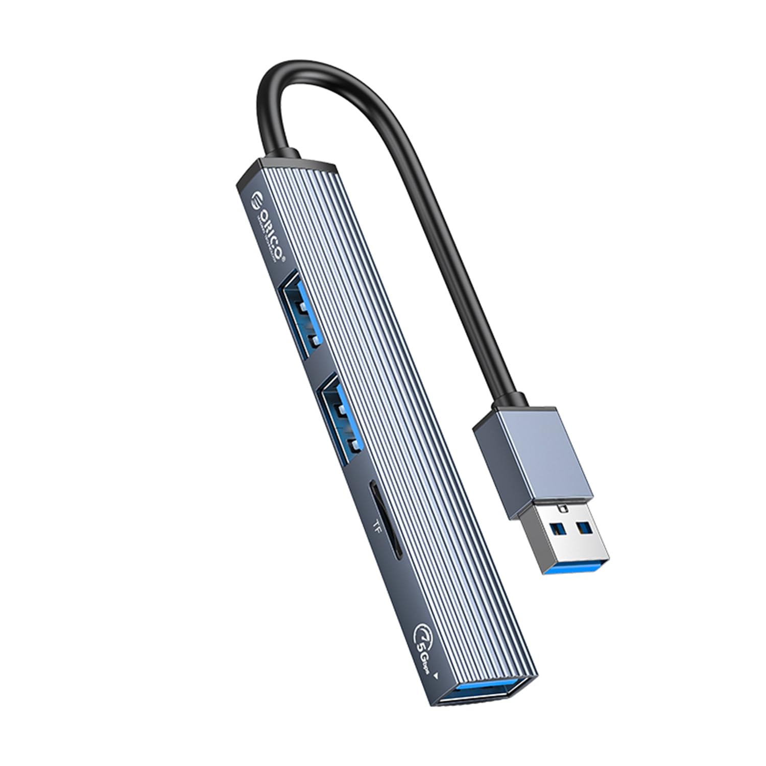 Orico Hub USB-A 5Gbps 3*USB-A, microSD, alüminyum