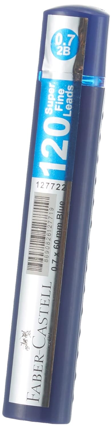 Faber-Castell Grip Min 0.7 2b 60mm, 120'li Mavi Tüp