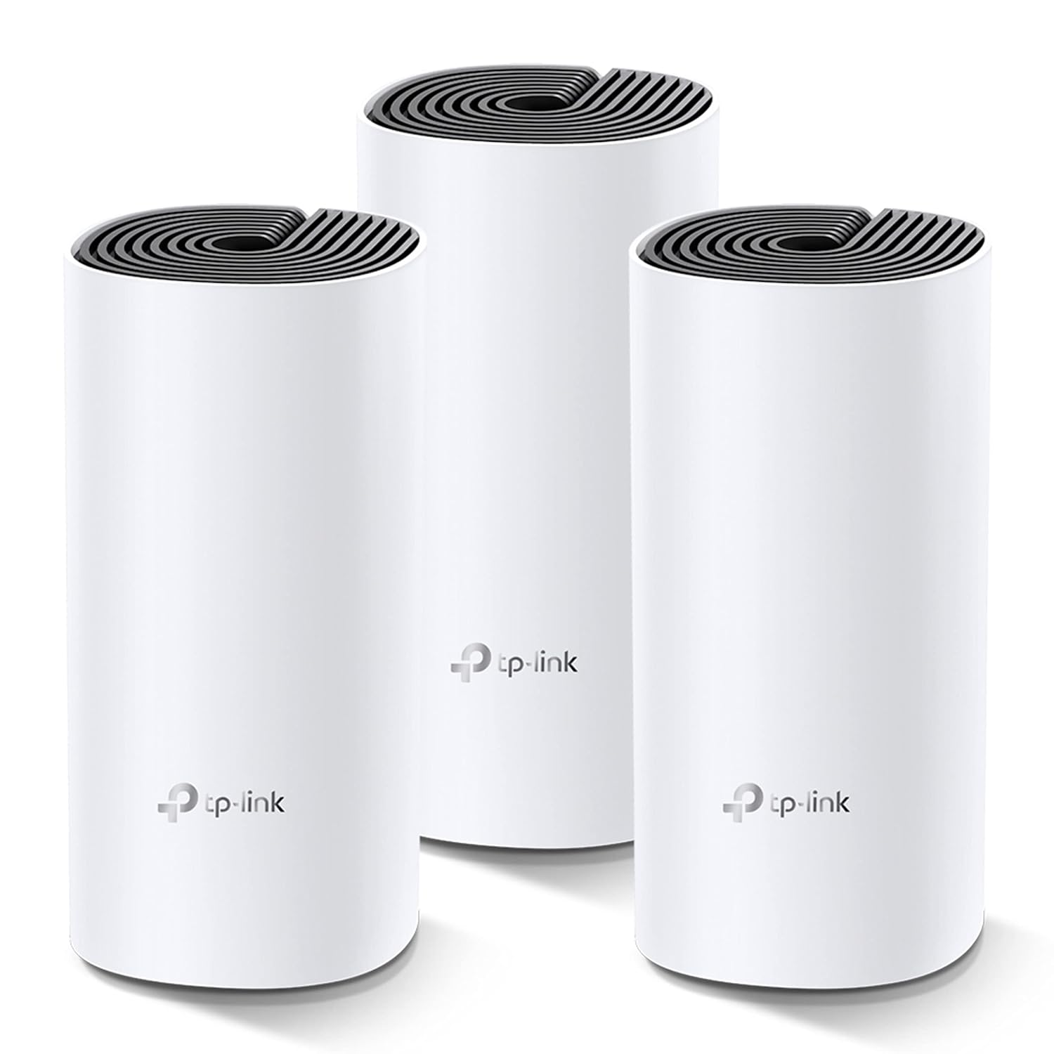 TP-Link Deco M4 3-pack , AC1200 Mbps, Dual-Band, Gigabit Portları, 100 Cihaza Kadar Bağlanılabilirlik, 370 m²'ye Kadar Kapsama, Mobil Uygulama ile Kolay Kurulum, Wi-Fi 5 Mesh Sistemi