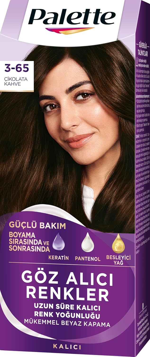 Palette Yoğun Saç Boyası 3.65 Çikolata Kahve