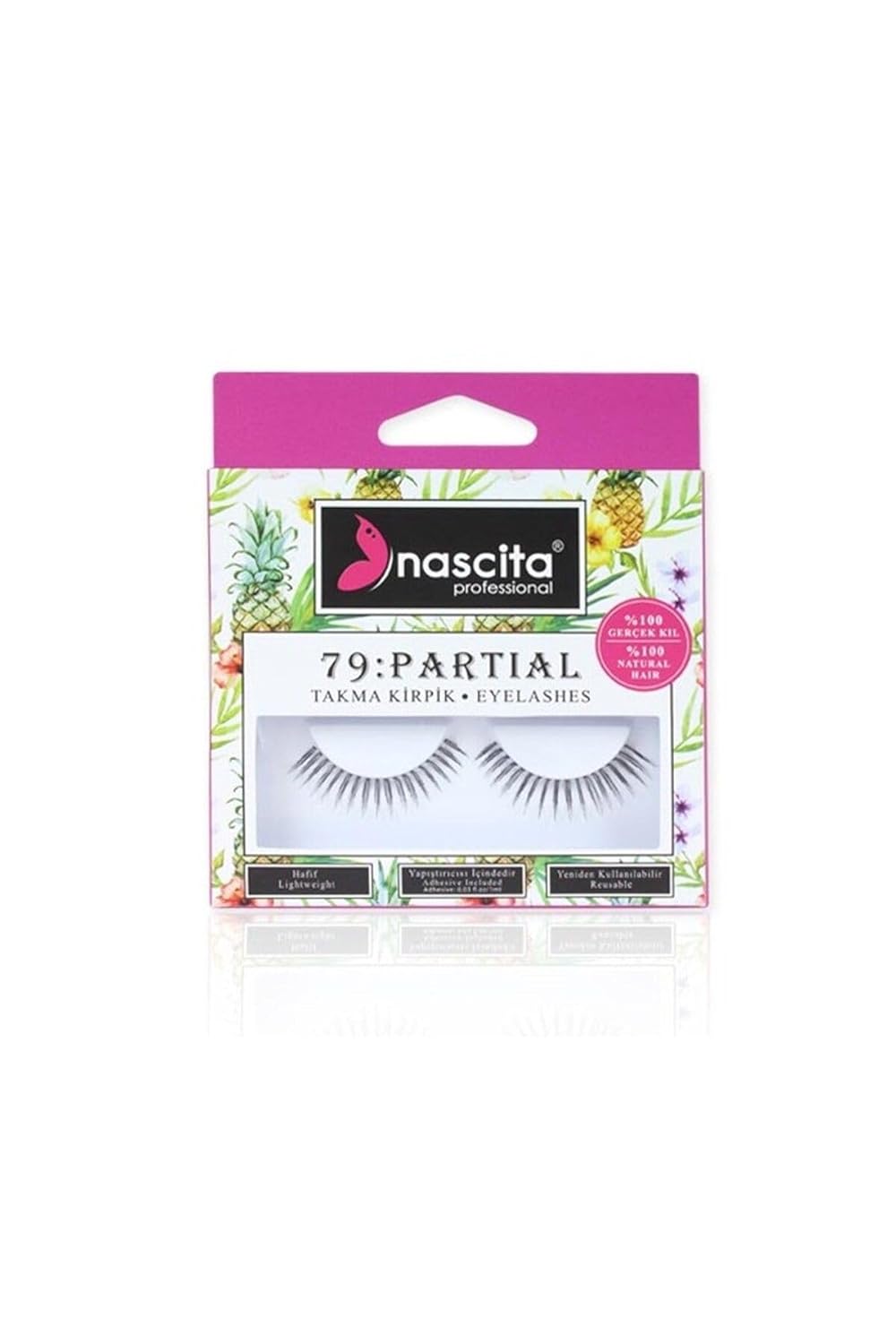 Nascita Parçalı Takma Kirpik (%100 Gerçek Kıl)