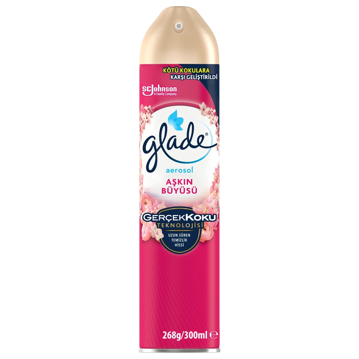 Glade Aerosol Aşkın Büyüsü Oda Kokusu 300 mL (1 x 300 mL)