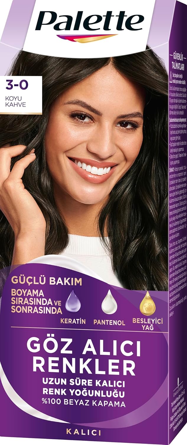 Palette Göz Alıcı Renkler 3-0 Koyu Kahve Saç Boyası