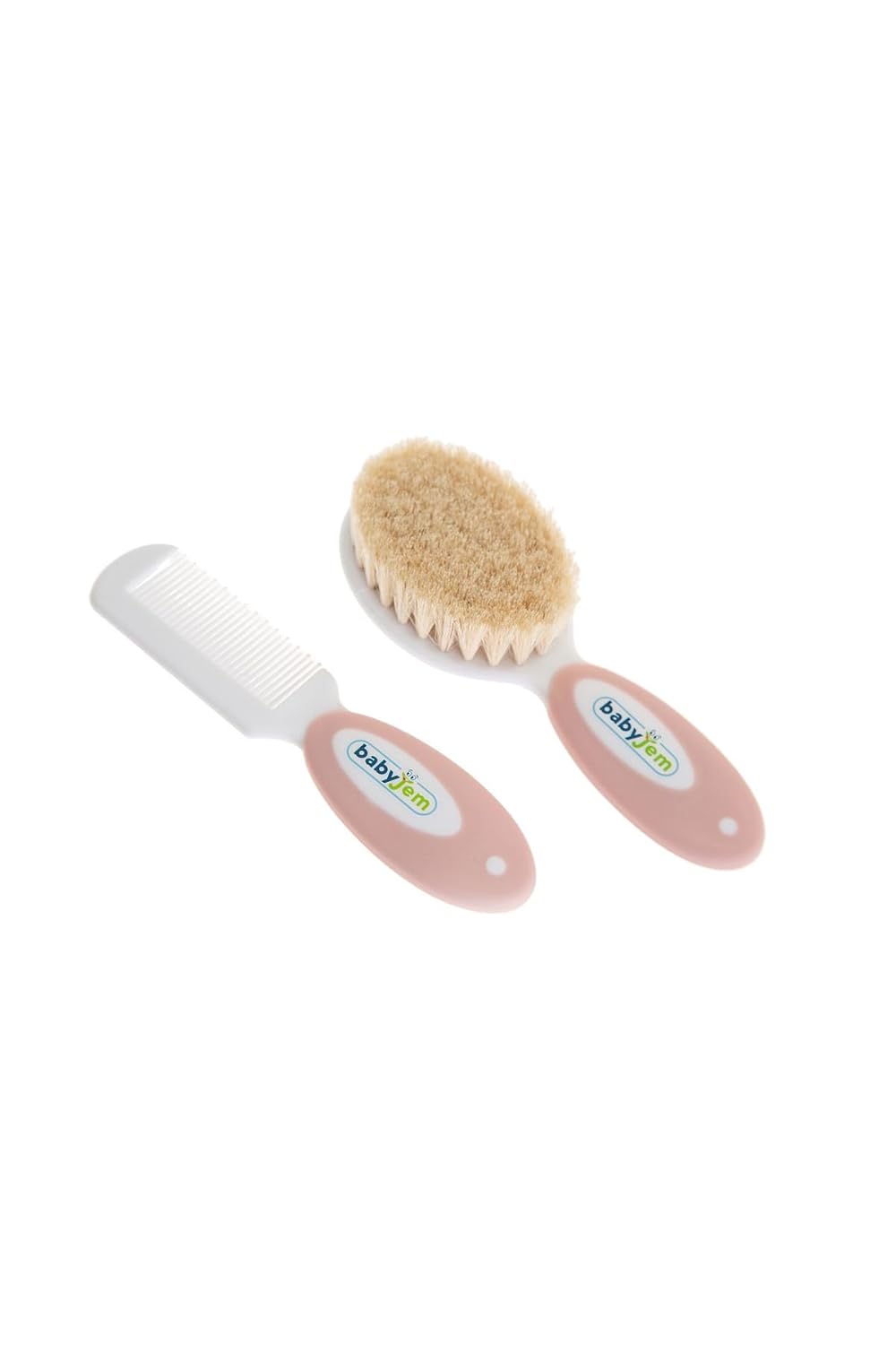 Babyjem Bebek Tarak Seti Doğal Kıl İçerikli, Pembe