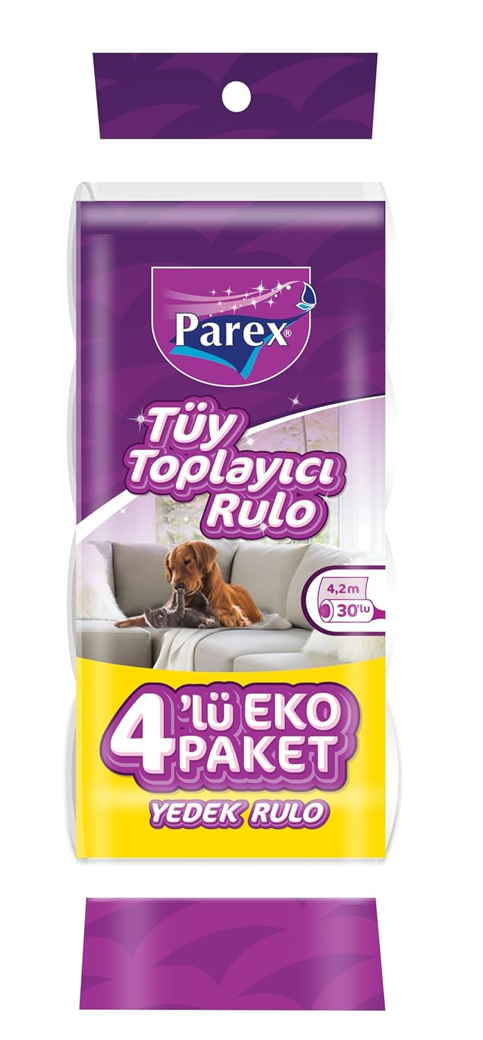 Parex Premium Tüy Toplayıcı Yedek Rulo 4 Adet 30 Yaprak