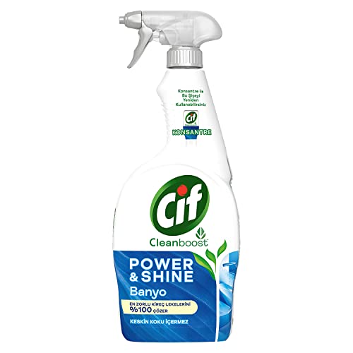 Cif Power  Shine Sprey Banyo İçin Temizleyici ve Kireç Çözücü 750 ml