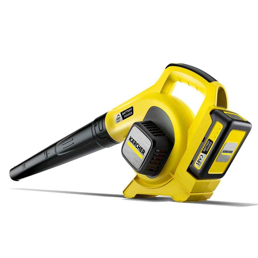 Kärcher 18 V akülü yaprak üfleyici LBL 2 pil (hava hızı: 210 km/h, üfleme borusu, düz başlık, kazıma kenarı dahil, pilsiz)