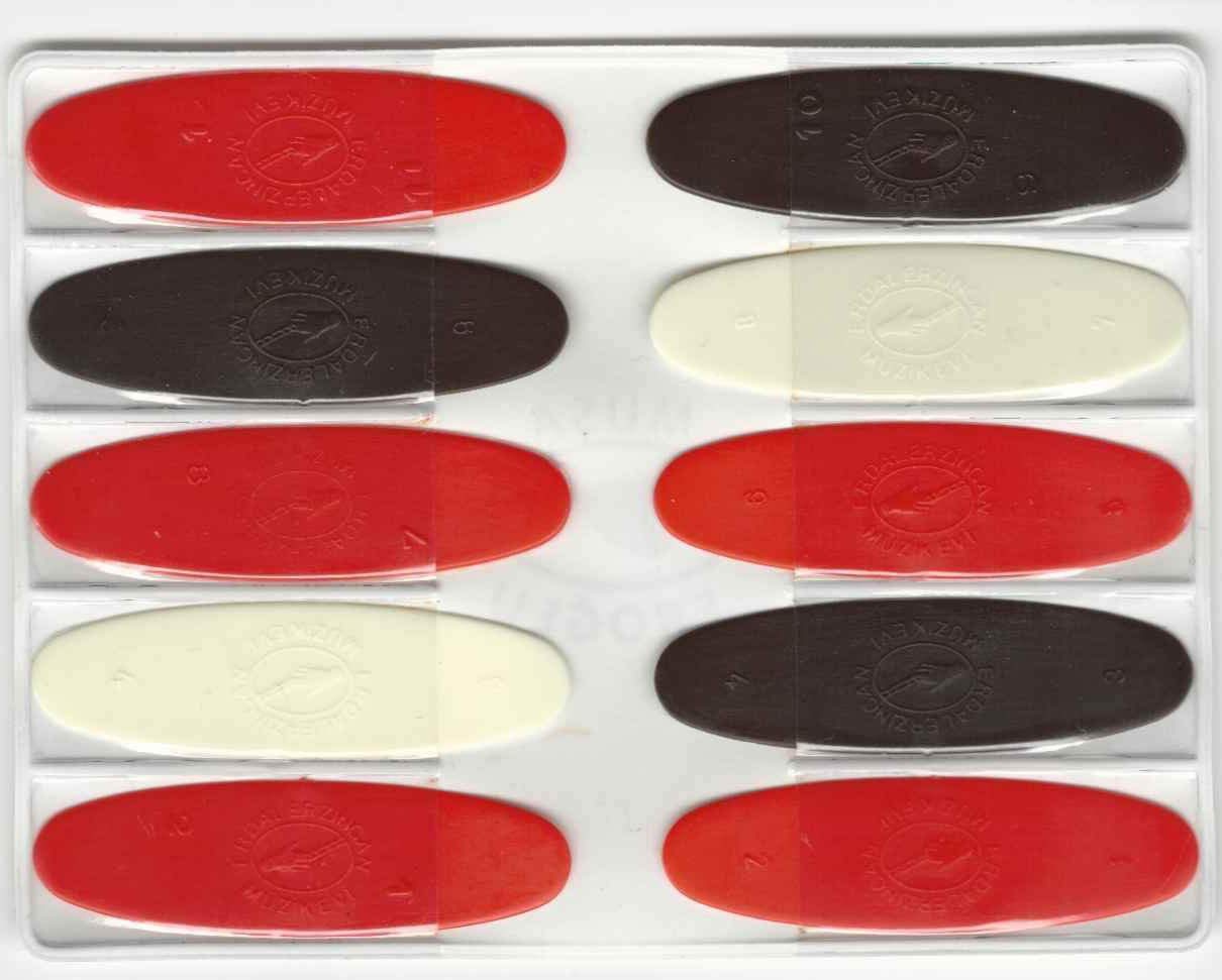 Erdal Erzincan Türk Bağlama Saz Mizrab Tezene EST-210 İçin 10 Parça Seçim