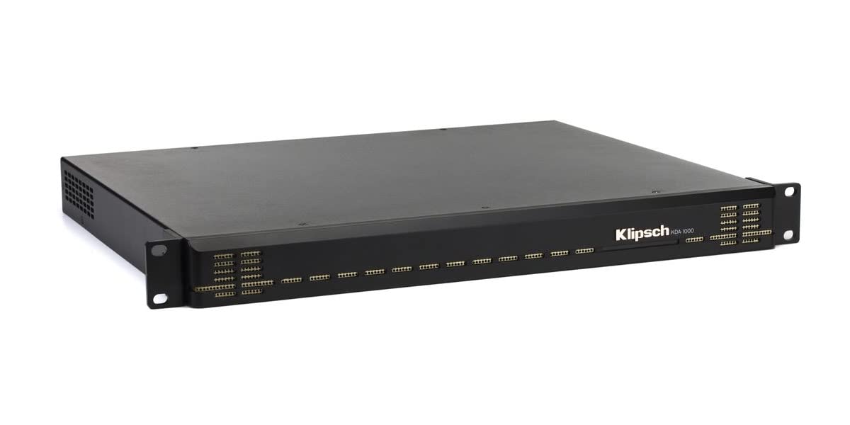 Klipsch KDA 1000 1000watt DSP Amfisi Siyah Tek