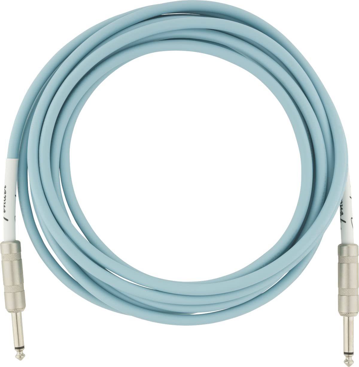 Fender Original Series Instrument Cables 3 Metre - Daphne Blue Enstrüman Kablosu