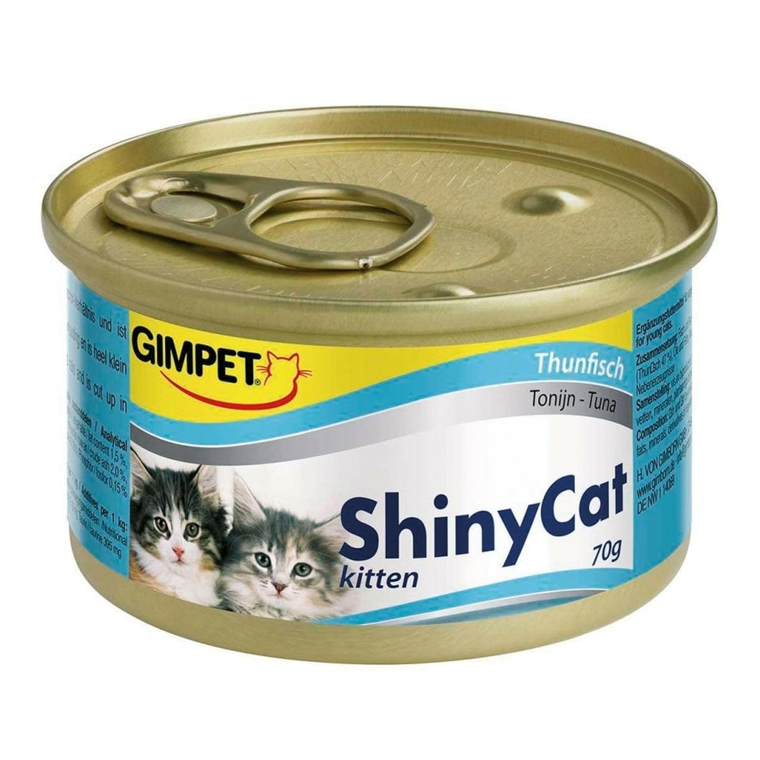 GimCat Shinycat Konserve Yaş Kedi Maması, Yavru Tuna Balıklı, 70 g