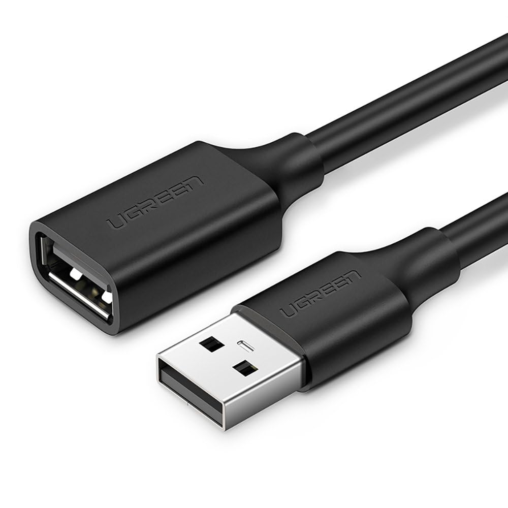 Ugreen USB Uzatma Kablosu 50 Cm, Siyah