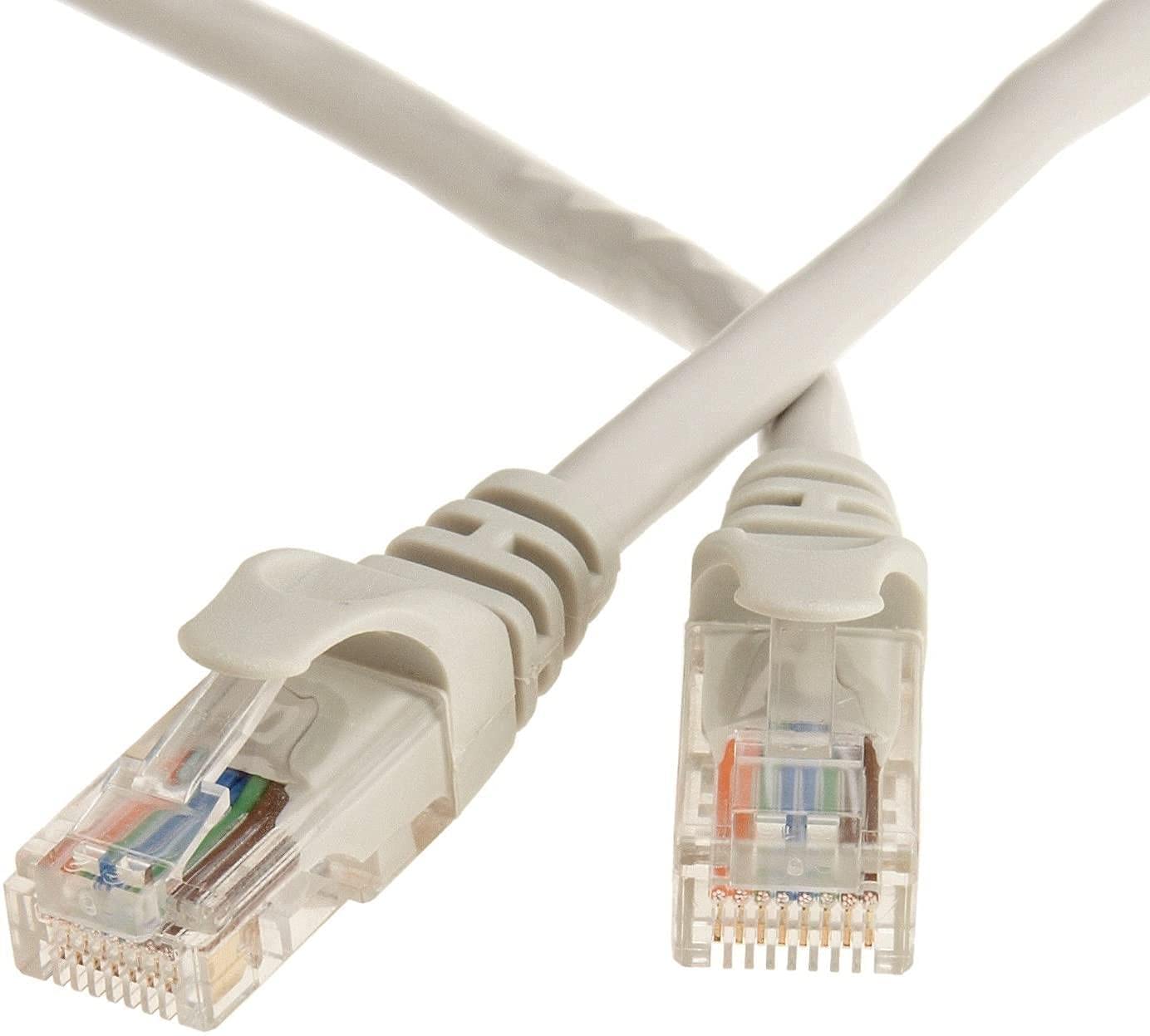 Alfais 4605 Cat5e Ethernet Patch İnternet Kablosu, 3 m, Beyaz