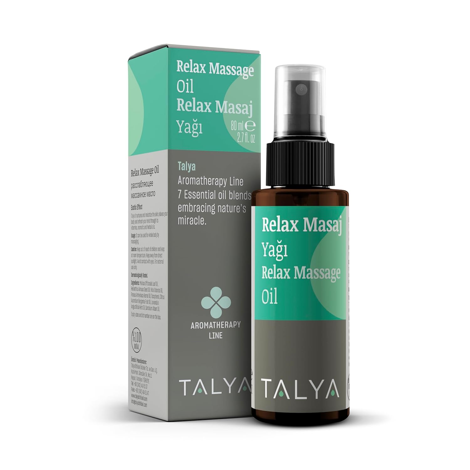 Talya Relax Masaj Yağı 80ml