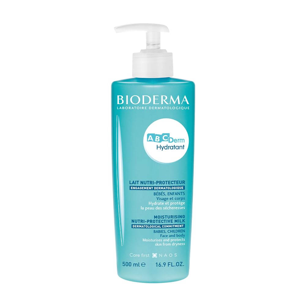 Bioderma ABCDerm Hydratant Losyon Bebek Cildi için Yoğun Nemlendirici, Onarıcı, Besleyici Bakım Kremi 500 ml