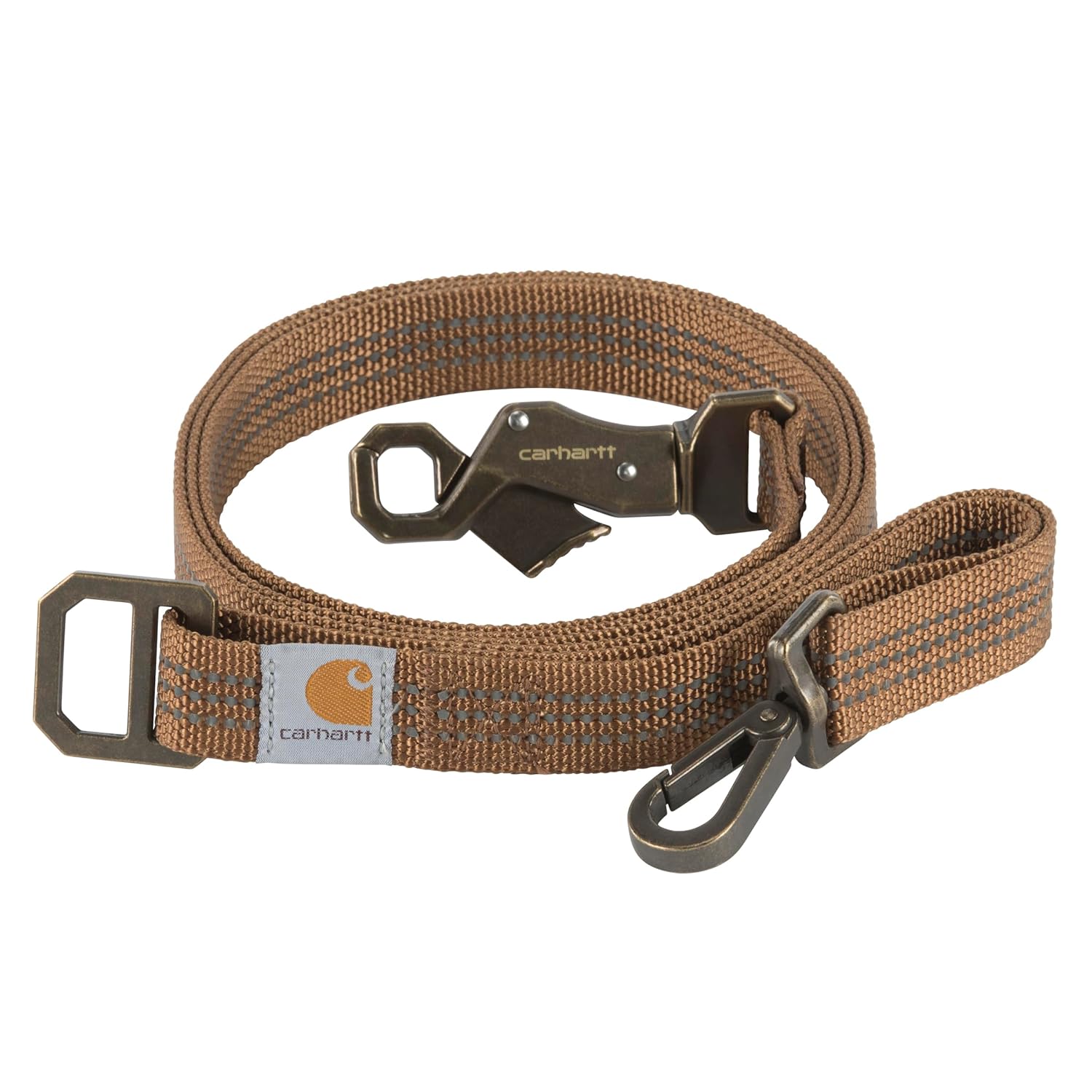 Carhartt Köpek tasması, kahverengi/fırçalanmış pirinç