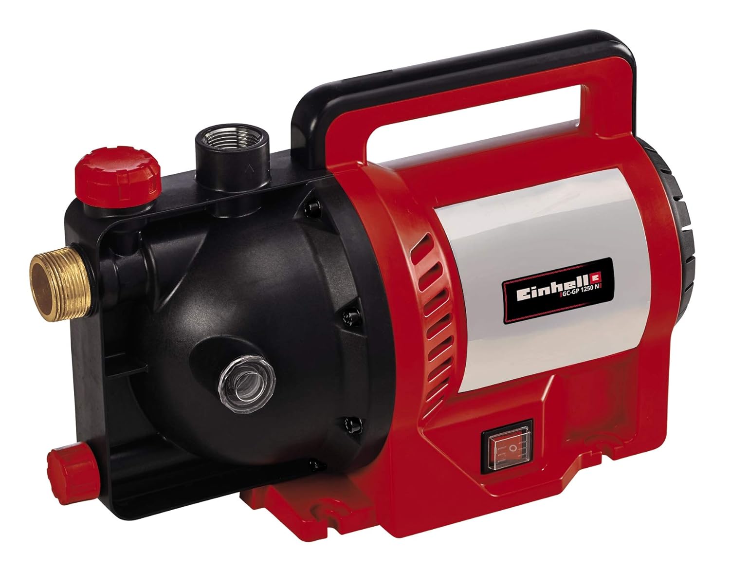 Einhell Bahçe Pompası GC-GP 1250 N/1 (1200 W, max. 5000 L/h, max. 50 m pompa yüksekliği, su dolum göstergesi, su giriş çıkış vidası, termal koruma) - 4180350