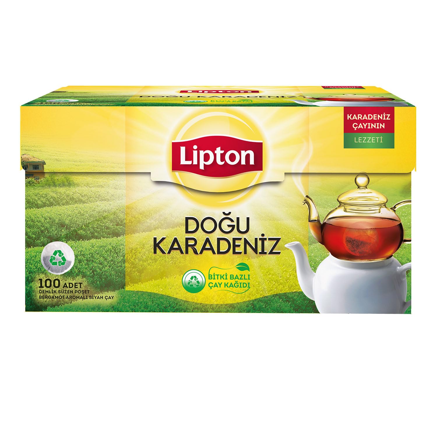 Lipton Doğu Karadeniz Demlik Poşet Çay, 100'lü, 320g