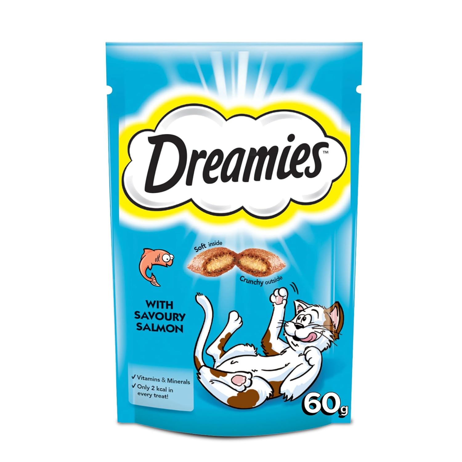 Dreamies Kedi Ödül Maması, Somonlu, 60 G