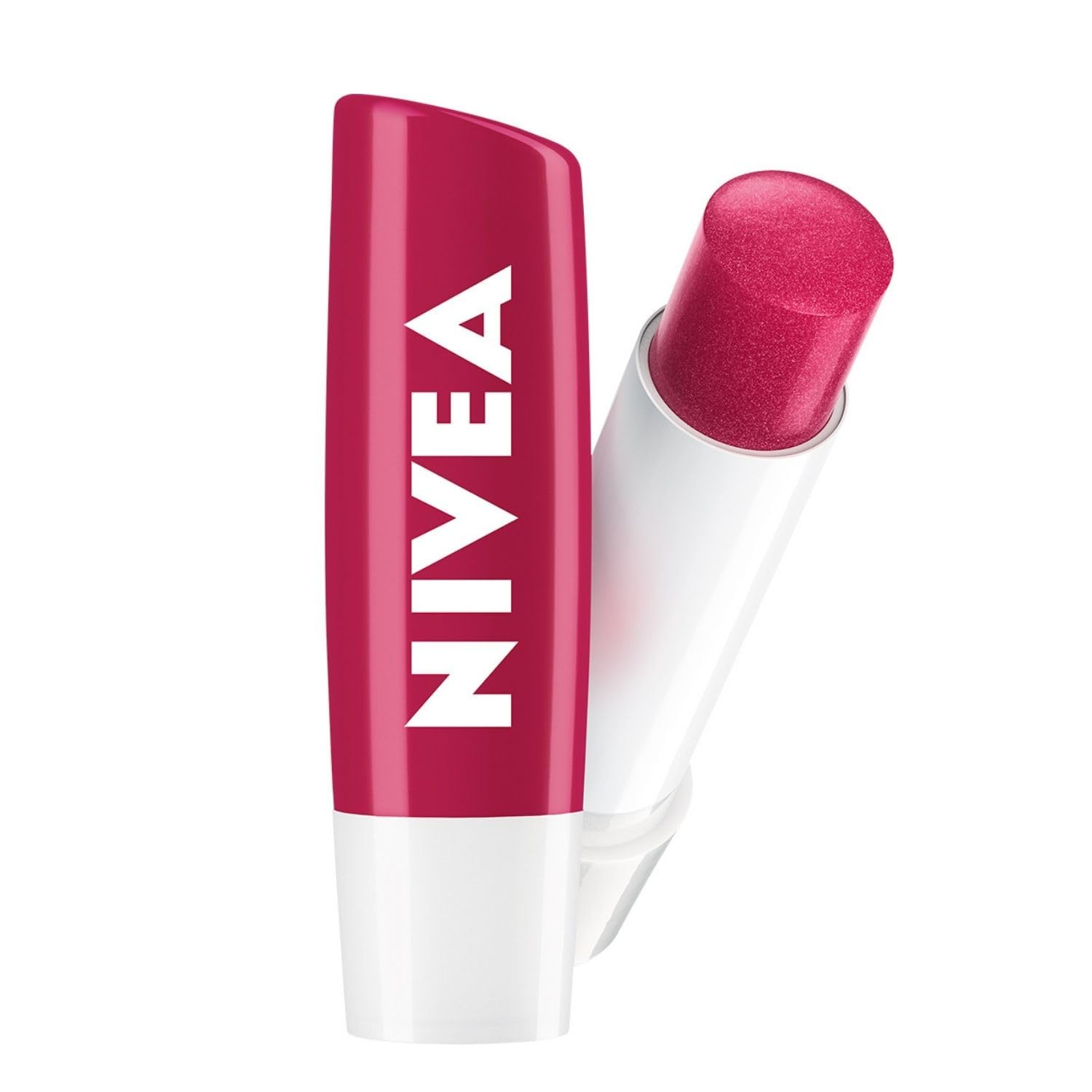 NIVEA Kiraz Dudak Bakım Kremi, 24 Saat Nem, Dudak Bakımı, Kiraz Kokusu, Hafif Kırmızı Işıltı (4,8gr)