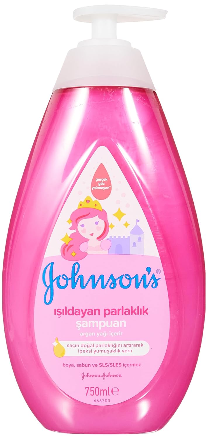Johnson's Baby Işıldayan Parlaklık Argan Yağı Özlü Şampuan 750 mL