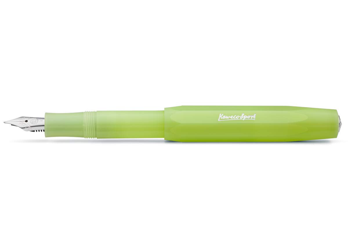 Kaweco 10001889 Frosted Sport Dolmakalem Limon Yeşili