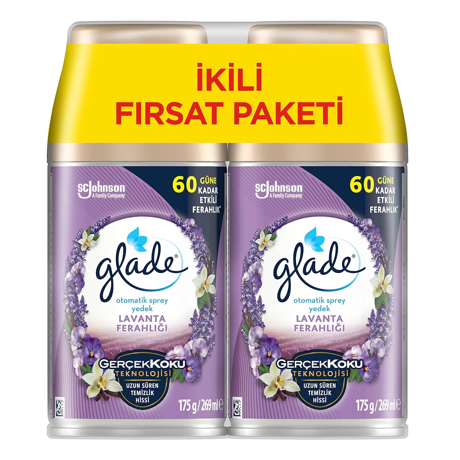 Glade Lavanta 2'li Yedek Otomatik Sprey (2 x 269 mL)