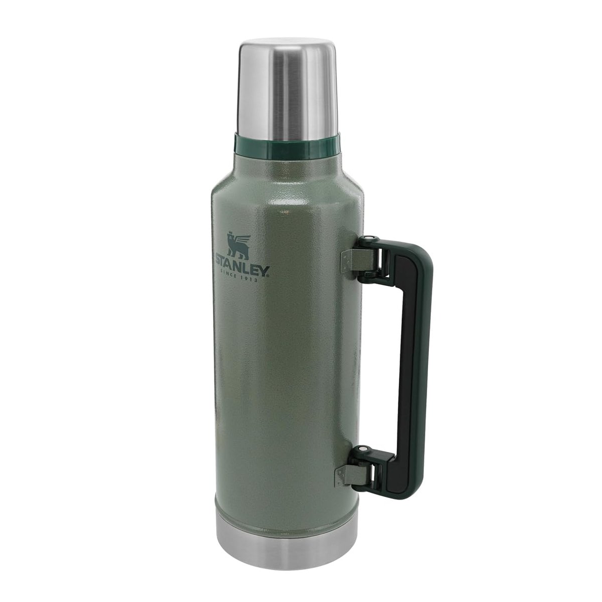 STANLEY Classic Legendary Vakumlu Termos 1.9 Litre - Yeşil (Hammertone Green) | Paslanmaz Çelik