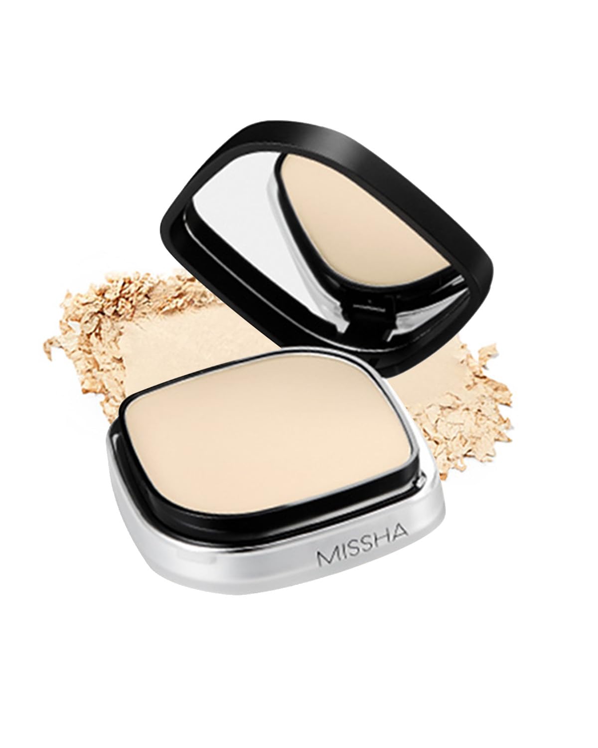 MISSHA Islak ve Kuru Kullanıma Uygun Mineral Pudra Signature Dramatic Twoway Pact SPF 25/PA++ (No.23 Sand)