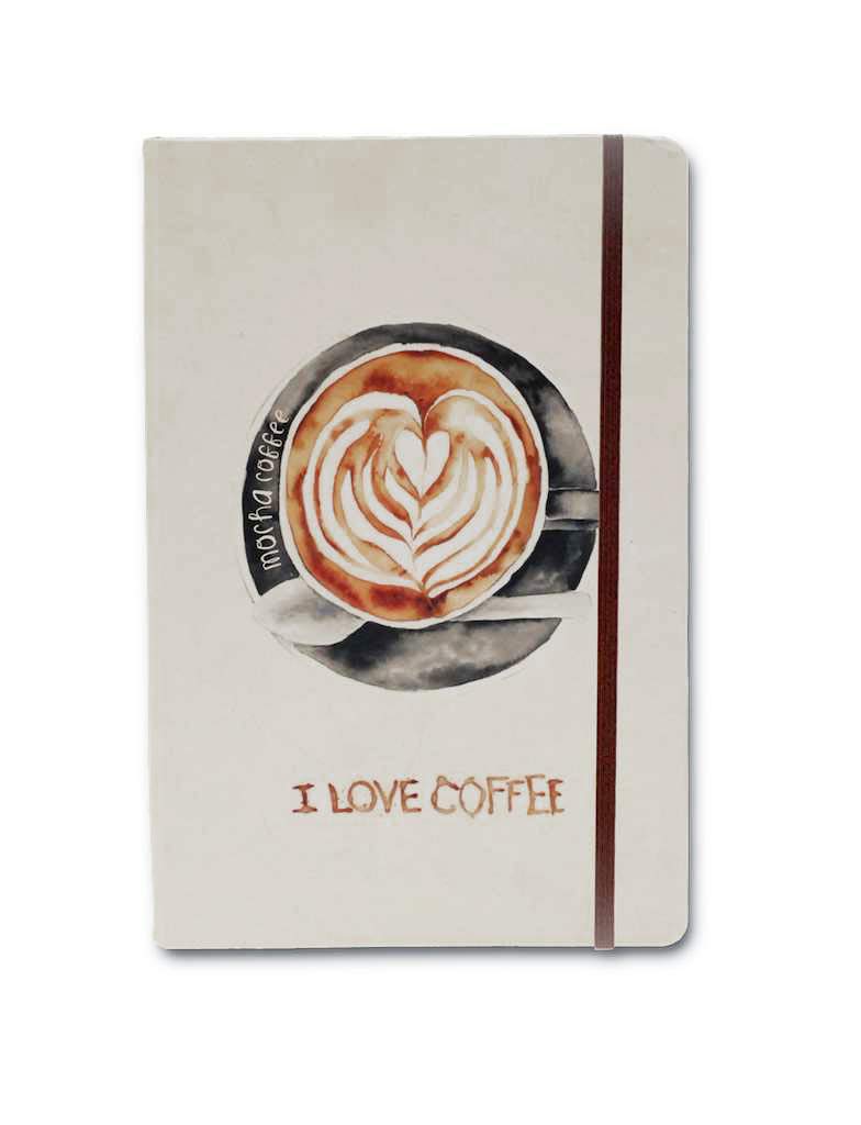 Scrikss I Love Coffee Notelook Çizgisiz Defter A6