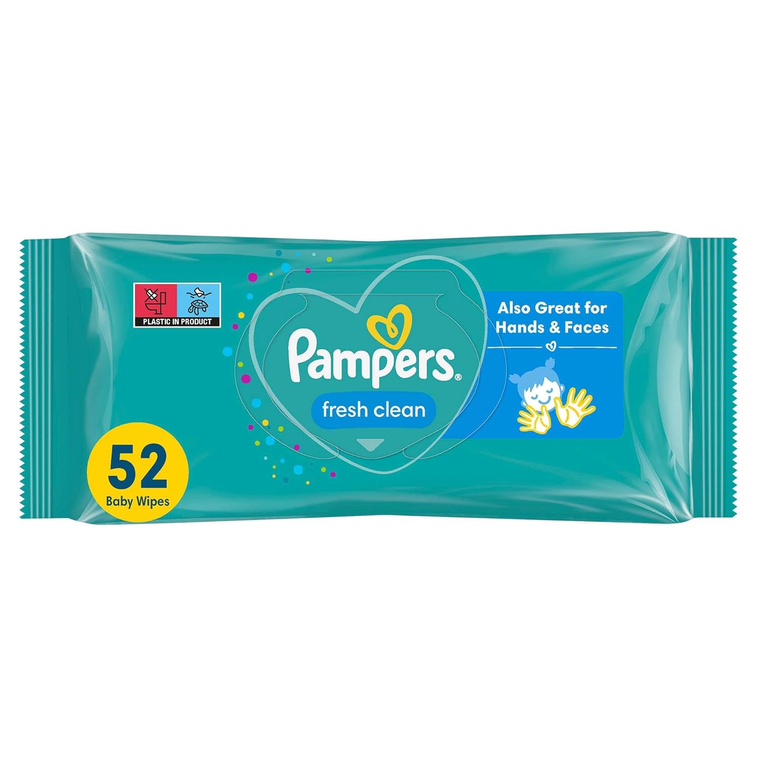 Pampers Fresh & Clean Islak Bebek Mendili, 1 paket, 52 Islak Mendil