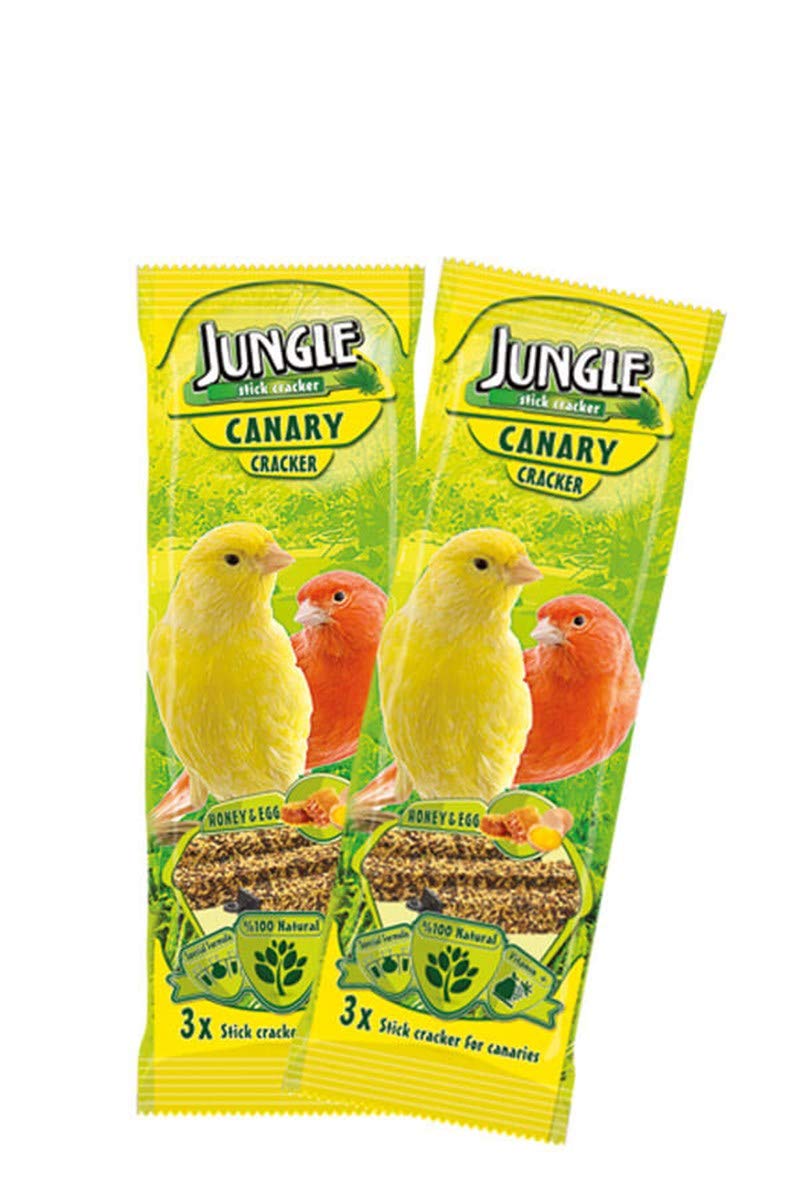 Jungle Ballı Yumurtalı Kanarya Krakeri, 3'lü Paket