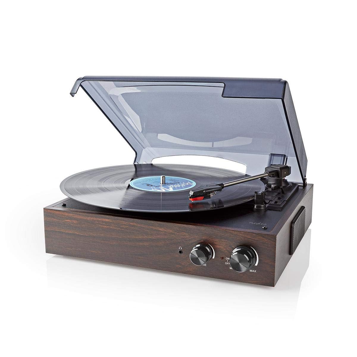 NEDIS Wood Retro Turntable