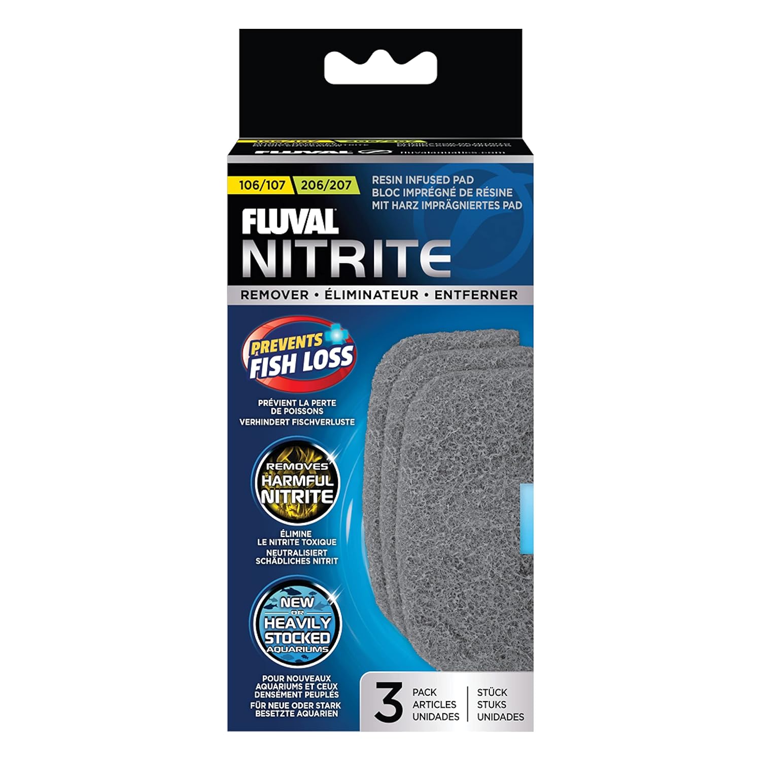 Fluval 107/207 İçin Nitrite Remover 3 Lü Paket