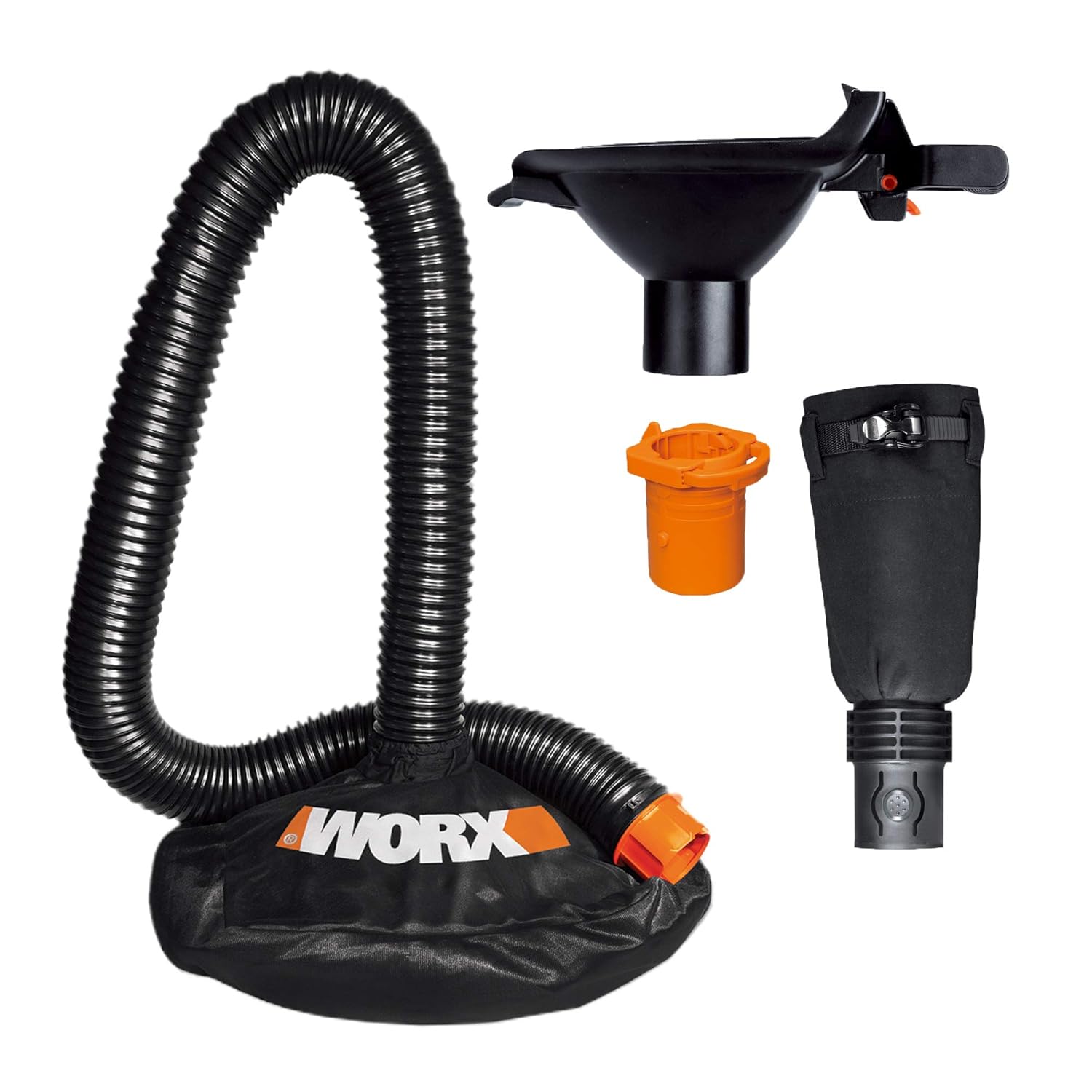 WORX LeafPro WA4058 evrensel yaprak toplama sistemi, tüm standart fan/elektrikli süpürge markaları için