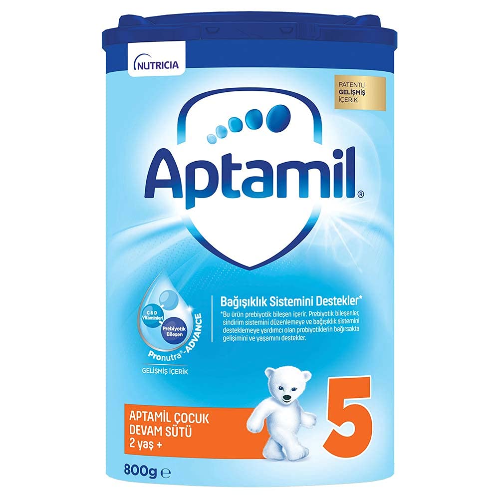 Aptamil 5 Çocuk Devam Sütü 800 g 2 Yaş+ Akıllı Kutu