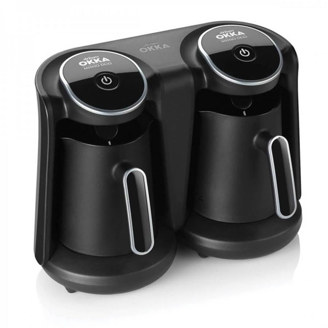 Arzum Okka Arzum OK006-K OKKA Minio Duo Türk Kahvesi Makinesi, 8 Fincan Kapasite, 880 W, Krom