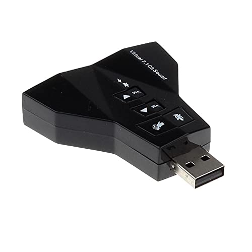 Alfais 4931 7.1 7 Kanal Mikrofon Destekli Çift Girişli Çevirici Harici USB Ses Kartı